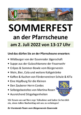 Sommerfest 2022 © Bürgerverein Essenrode