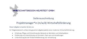 Bild vergr&ouml;&szlig;ern: Foto (Wirtschaftsregion Helmstedt): Ein Screenshot der Stellenzeige.