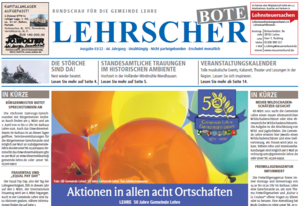 Bild vergr&ouml;&szlig;ern: Die Titelseite des März-Boten (Screenshot).