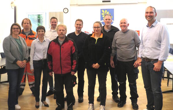 Bild vergr&ouml;&szlig;ern: Foto (© Gemeinde Lehre): Das Team vom Fachbereich 40 ist zuständig für alles rund um Bauen und Immobilien.