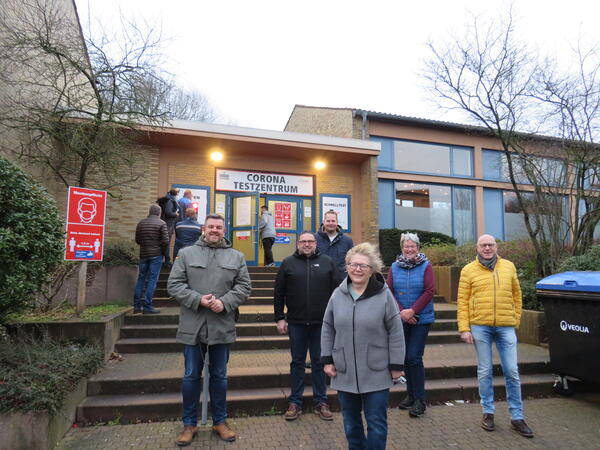 Bild vergr&ouml;&szlig;ern: Symbolfoto: Das Testzentrum in Flechtorf.