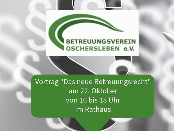 Vortrag Betreuungsrecht
