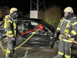 Bild vergr&ouml;&szlig;ern: Löschlanzen-Schulung: Die fortschreitende Elektromobilität erfordert auch bei den Feuerwehren ein Umdenken. (Foto: Rainer Madsack)