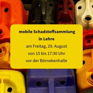 Bild vergr&ouml;&szlig;ern: mobile Schadstoffabfuhr Lehre