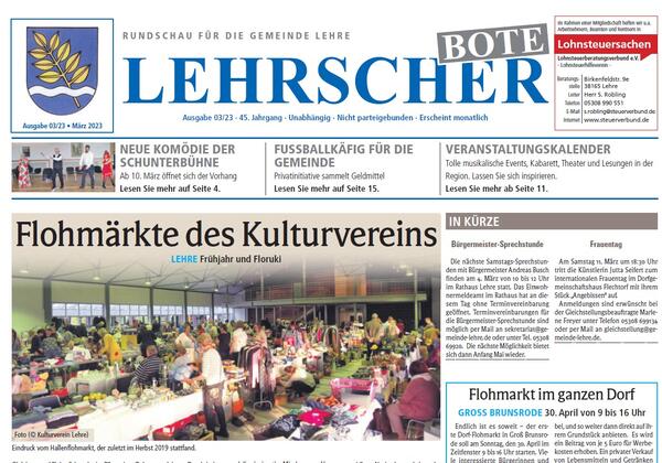 Bild vergr&ouml;&szlig;ern: März Bote ist da