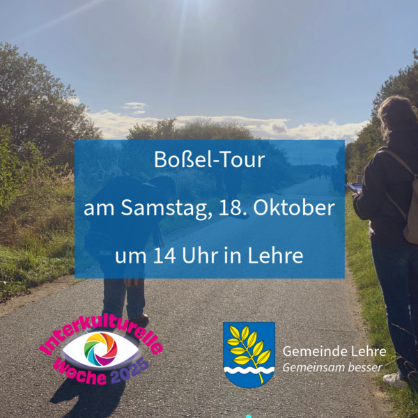 Bild vergr&ouml;&szlig;ern: Nachdem die erste Boßel-Tour im vergangenen Jahr so gut angenoimmen wurde, findet auch zur Interkuturellen Woche 2025 wieder eine offene Tour für alle Interesseirten statt.