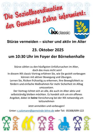 Bild vergr&ouml;&szlig;ern: Vortrag Sturzprävention