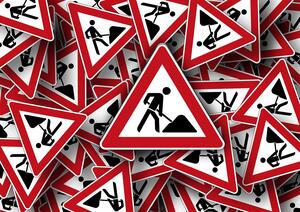 Bild vergr&ouml;&szlig;ern: Foto (©Pixabay): Achtung Baustelle.