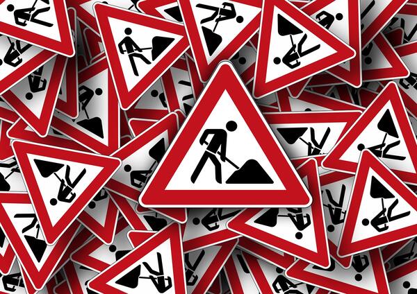 Bild vergr&ouml;&szlig;ern: Foto (©Pixabay): Achtung Baustelle.