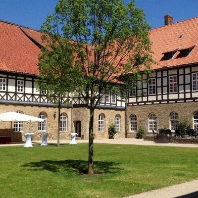 Der Innenhof des Hotels Klostergut Wöltingerode.