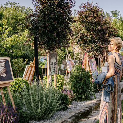 Stimmungsbild von der Kunstausstellung Kultur für alle Sinne