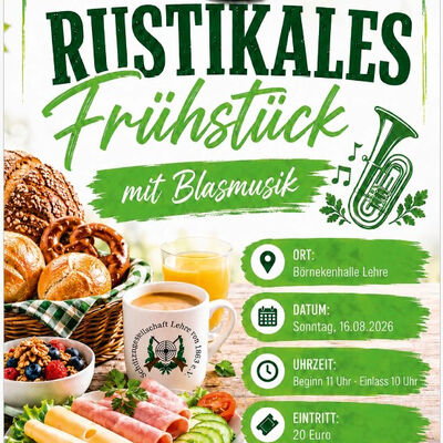 Rustikales Frühstück
