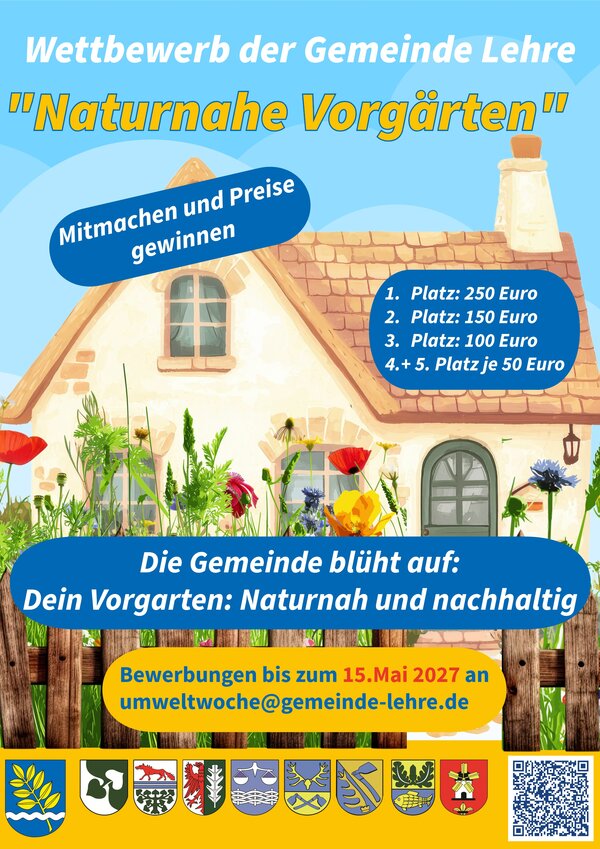 Bild vergr&ouml;&szlig;ern: Plakat Naturnahe Vorgärten 2027