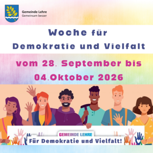 Bild vergr&ouml;&szlig;ern: Woche für Demokratie und Vielfalt 2026