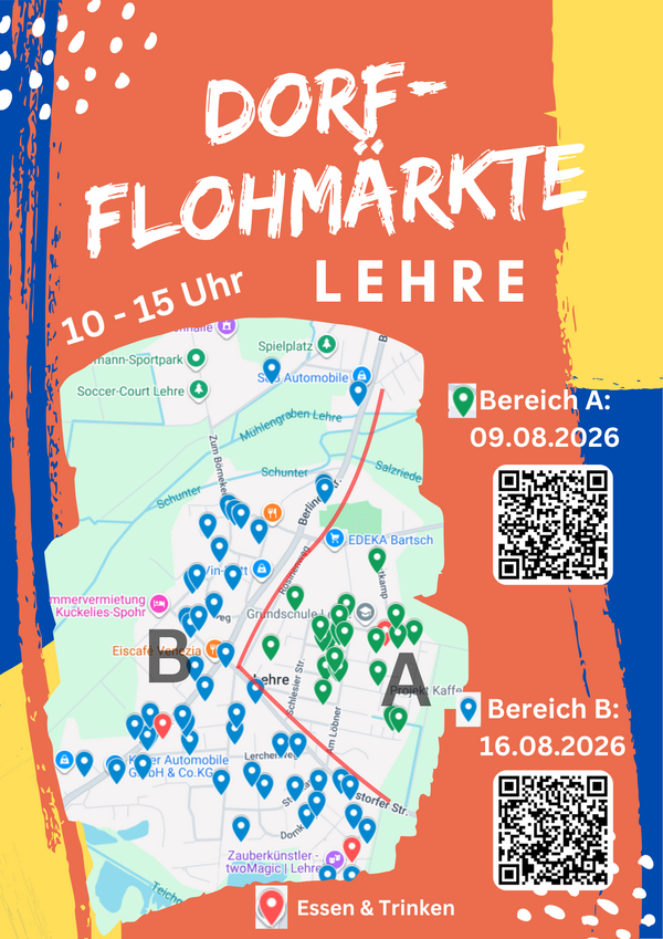 Bild vergr&ouml;&szlig;ern: Dorfflohmarkt Lehre