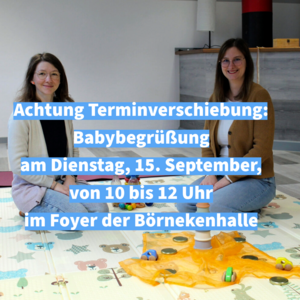 Bild vergr&ouml;&szlig;ern: Babybegrüßung September 2026