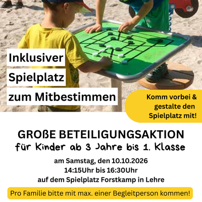 Bild vergr&ouml;&szlig;ern: Beteilgungsaktion Inklusiver Spielplatz