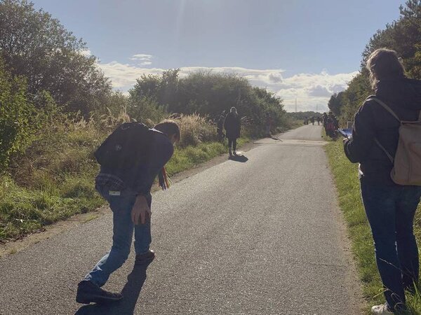 Bild vergr&ouml;&szlig;ern: Die erste Boßeltour zur Interkulturellen Woche in Lehre war ein voller Erfolg.