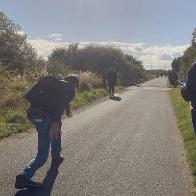 Die erste Boßeltour zur Interkulturellen Woche in Lehre war ein voller Erfolg.