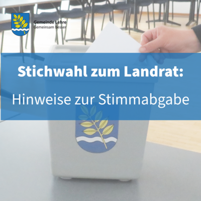 Hinweise Stichwahl