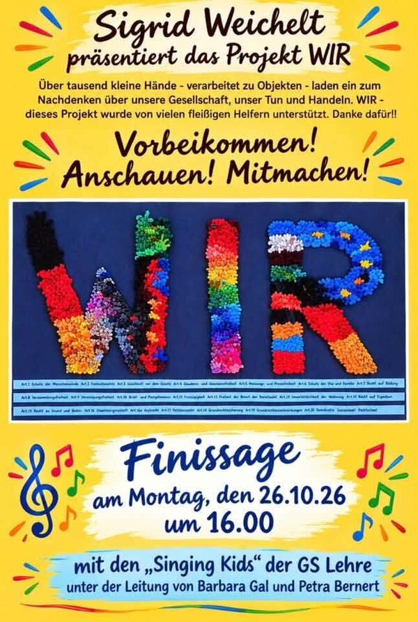 Bild vergr&ouml;&szlig;ern: Finissage Ausstellung WIR im Rathaus