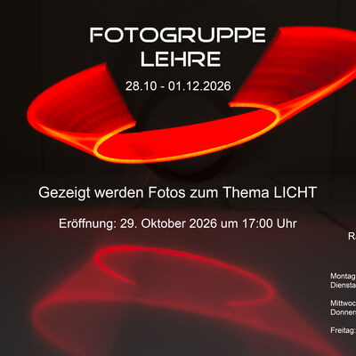 Plakat Fotoausstellung Licht