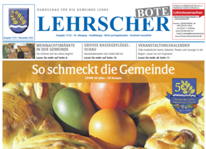 Bild vergr&ouml;&szlig;ern: Die Titelseite des November-Boten (Screenshot).