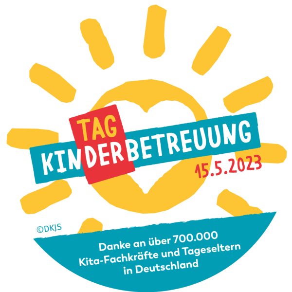 Bild vergr&ouml;&szlig;ern: Foto (© rund-um-kita.de): Das offizielle Logo des „Tages der Kinderbetreuung“.