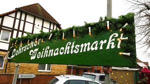 Bild vergr&ouml;&szlig;ern: Archivfoto (Kulturverein): Der Weihnachtsmarkt in Lehre.