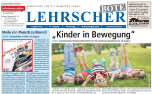 Bild vergr&ouml;&szlig;ern: Die Titelseite des Juli-Boten (Screenshot).