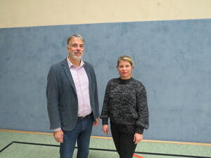 Bild vergr&ouml;&szlig;ern: Foto (© Gemeinde Lehre): In der konstituierenden Sitzung des Ortsrates Essenrode wurden Ulrich Nehring als Ortsbürgermeister und Dina Schulze-Latta als Stellvertreterin gewählt.