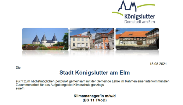 Bild vergr&ouml;&szlig;ern: Stellenausschreibung_KlimaschutzmanagerIn
