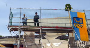 Bild vergr&ouml;&szlig;ern: Richtfest Neubau Feuerwehrgerätehaus Groß Brunsrode