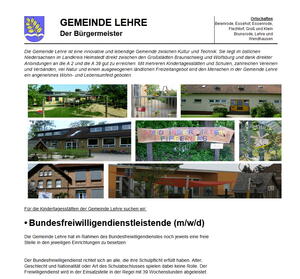 Bild vergr&ouml;&szlig;ern: Foto (© Gemeinde Lehre): Stellenanzeige der Gemeinde Lehre – freie Stellen in den Kindertagesstätten im Rahmen des Bundesfreiwilligendienste.