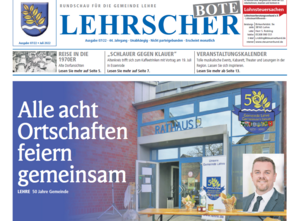 Bild vergr&ouml;&szlig;ern: Die Titelseite des Juli-Boten (Screenshot).